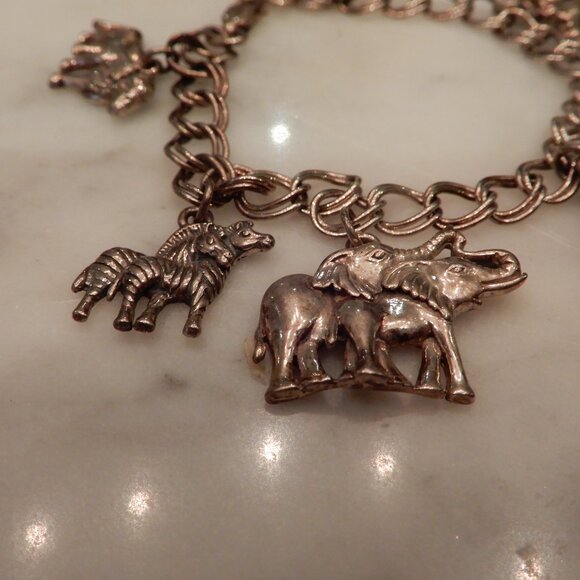 Vintage Kabana Silver Noah's Ark Bracelet - Picture 3 of 6
